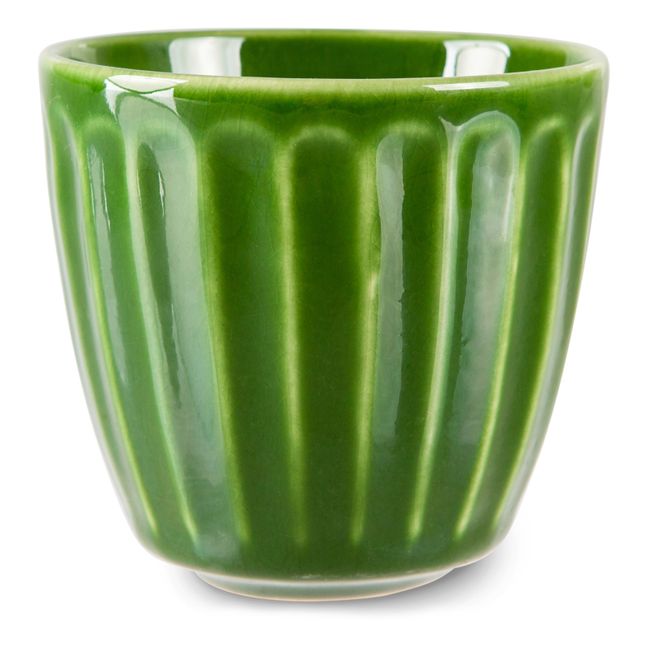 Taza The emeralds de cerámica - Set de 4 Verde