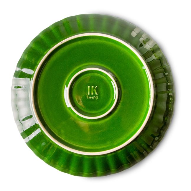 The Emeralds Plates - Set of 2 Green
