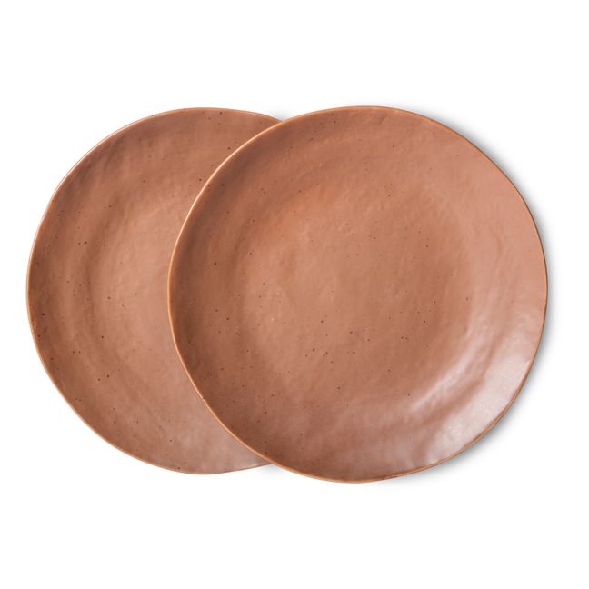 Bold & Basic Plates - Set of 2 Terracotta