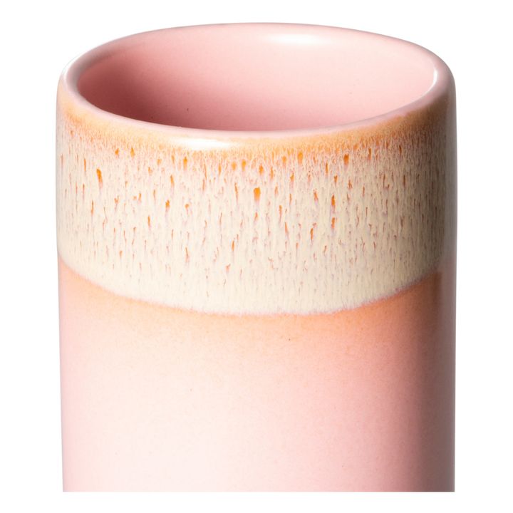 70's Ceramic Vase | Pale pink- Product image n°1