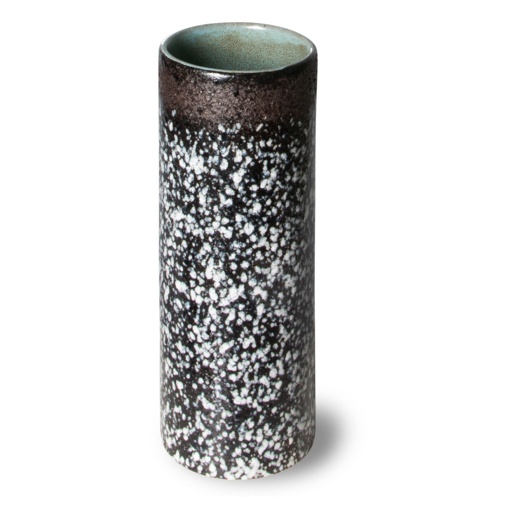 70's Ceramic Vase Charcoal grey- Product image n°0