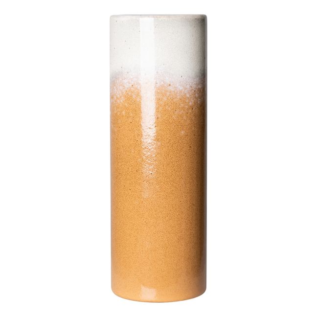 Vase 70's céramique Orange