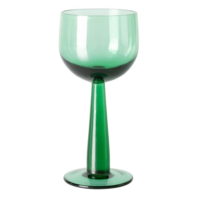 Weinglas The emeralds - 4er-Set Grün