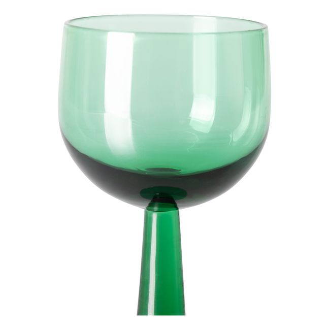 Verre à vin The emeralds - Set de 4 Vert