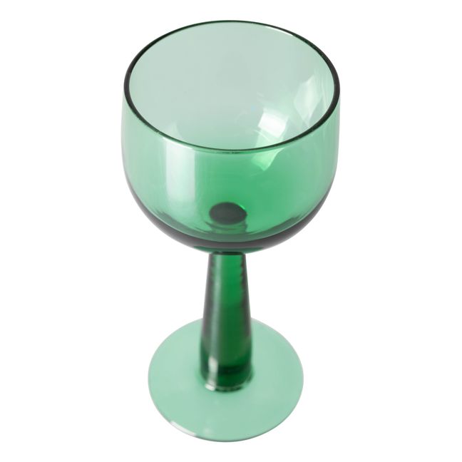 Weinglas The emeralds - 4er-Set Grün