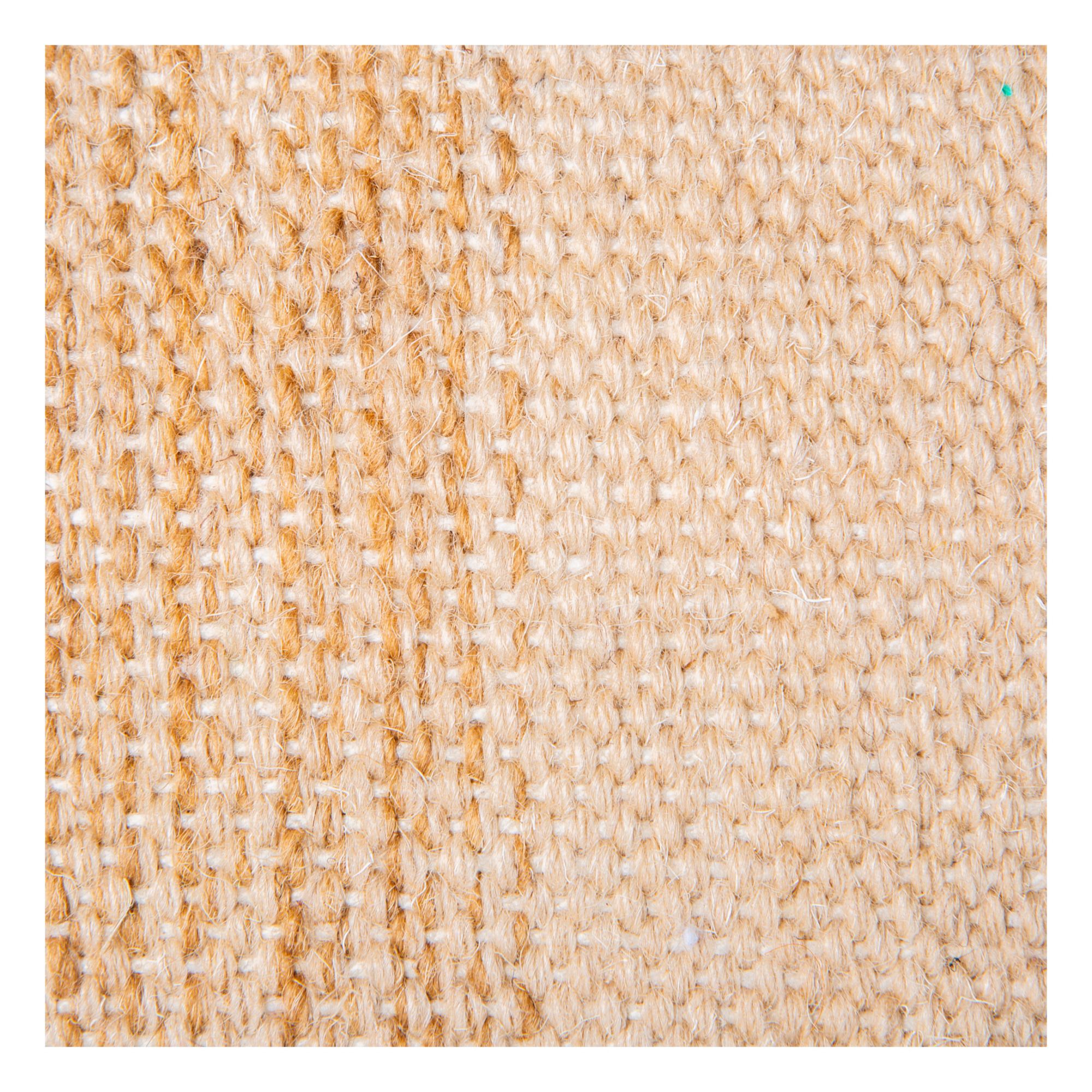 Cojín rectangular de lana Rosa Melocotón- Imagen del producto n°3