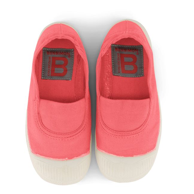 Vegan Elastic Sneakers Pink
