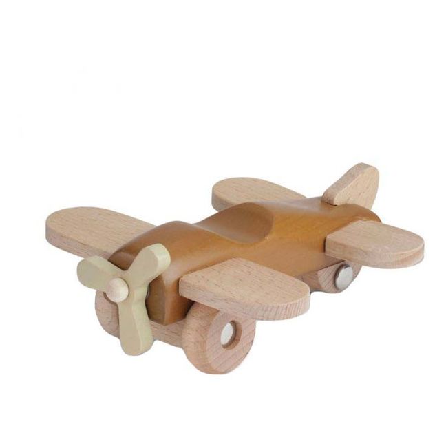 Wooden Aeroplane Haselnussbraun