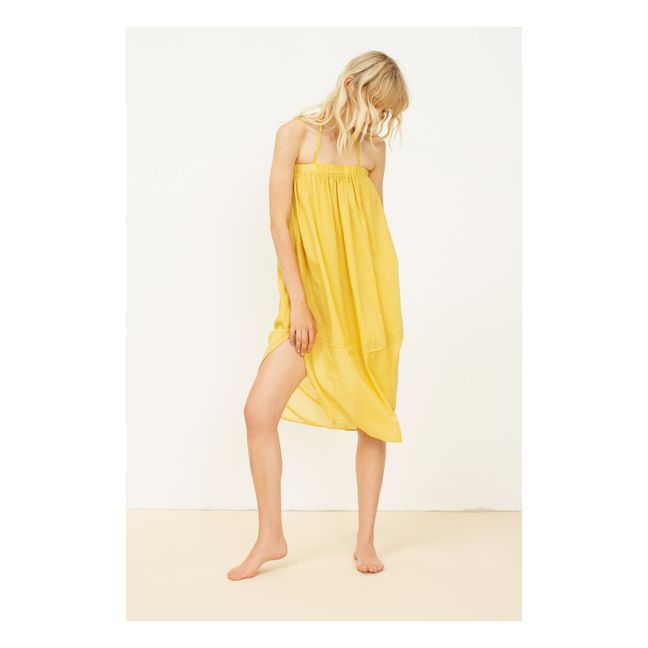 Morris Cotton Voile Skirt Yellow