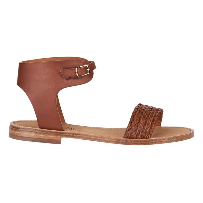 Bali Leather Sandals Caramelo