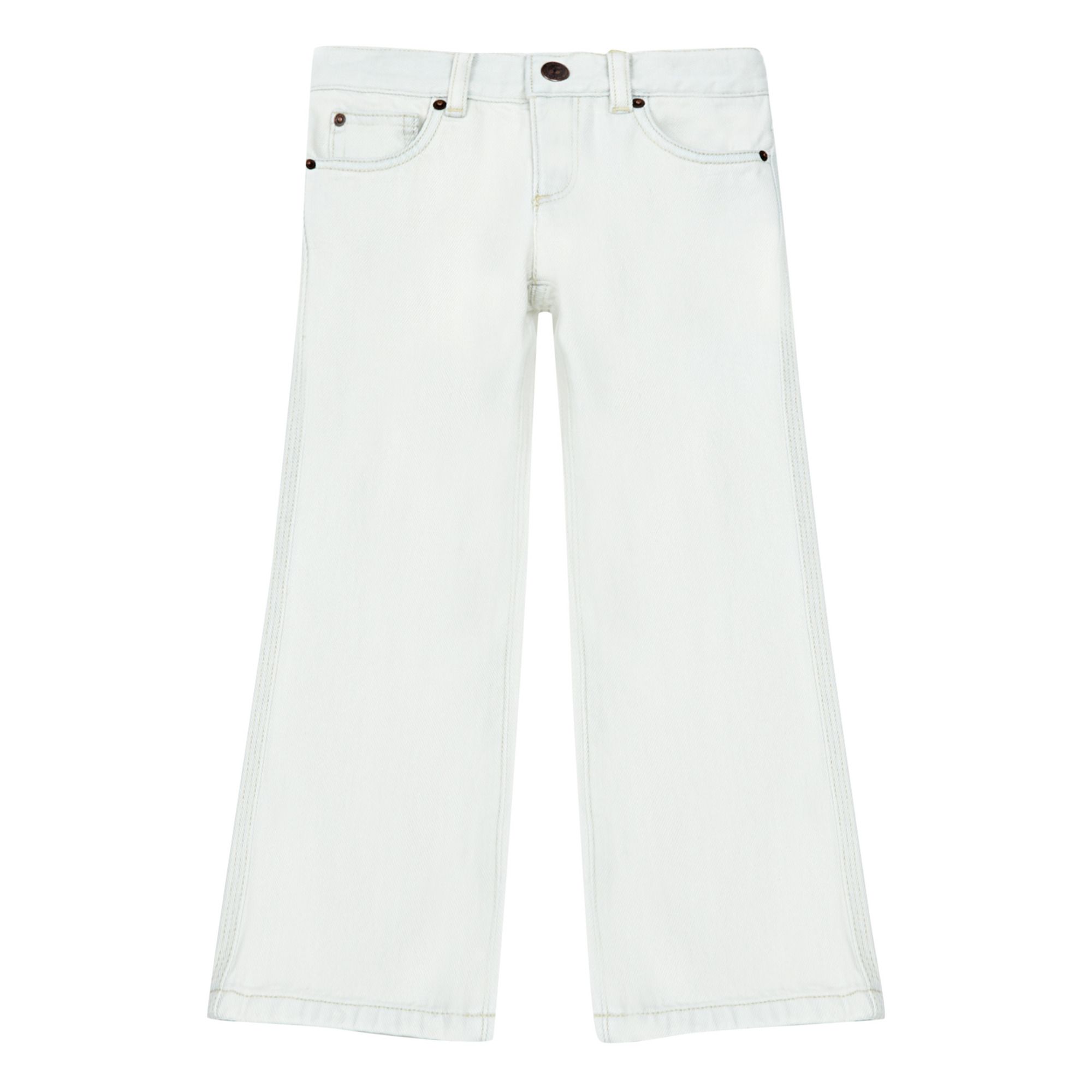 Bonpoint - Jean Droit Denim Bio Amalia - Fille - Bleu Clair