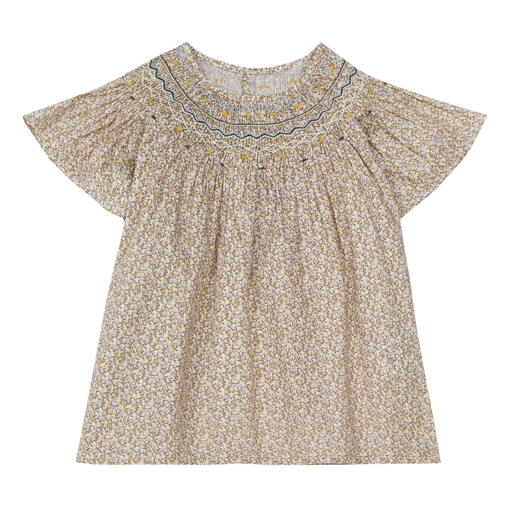 Bonpoint - Blouse Liberty Exclusif Adelice - Fille - Jaune