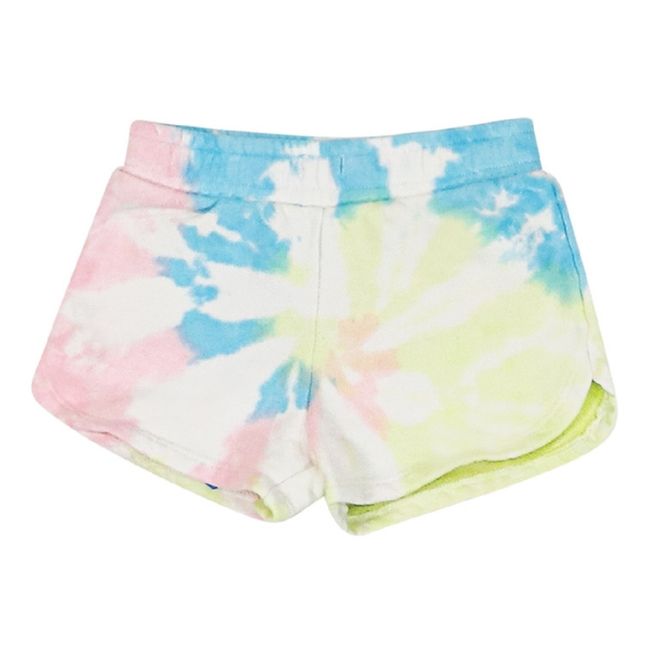 Shorts Tie and Dye | Mattrosa - Hellblau - Gelb