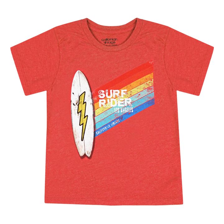 T-shirt Surf Rider | Rouge- Image produit n°0