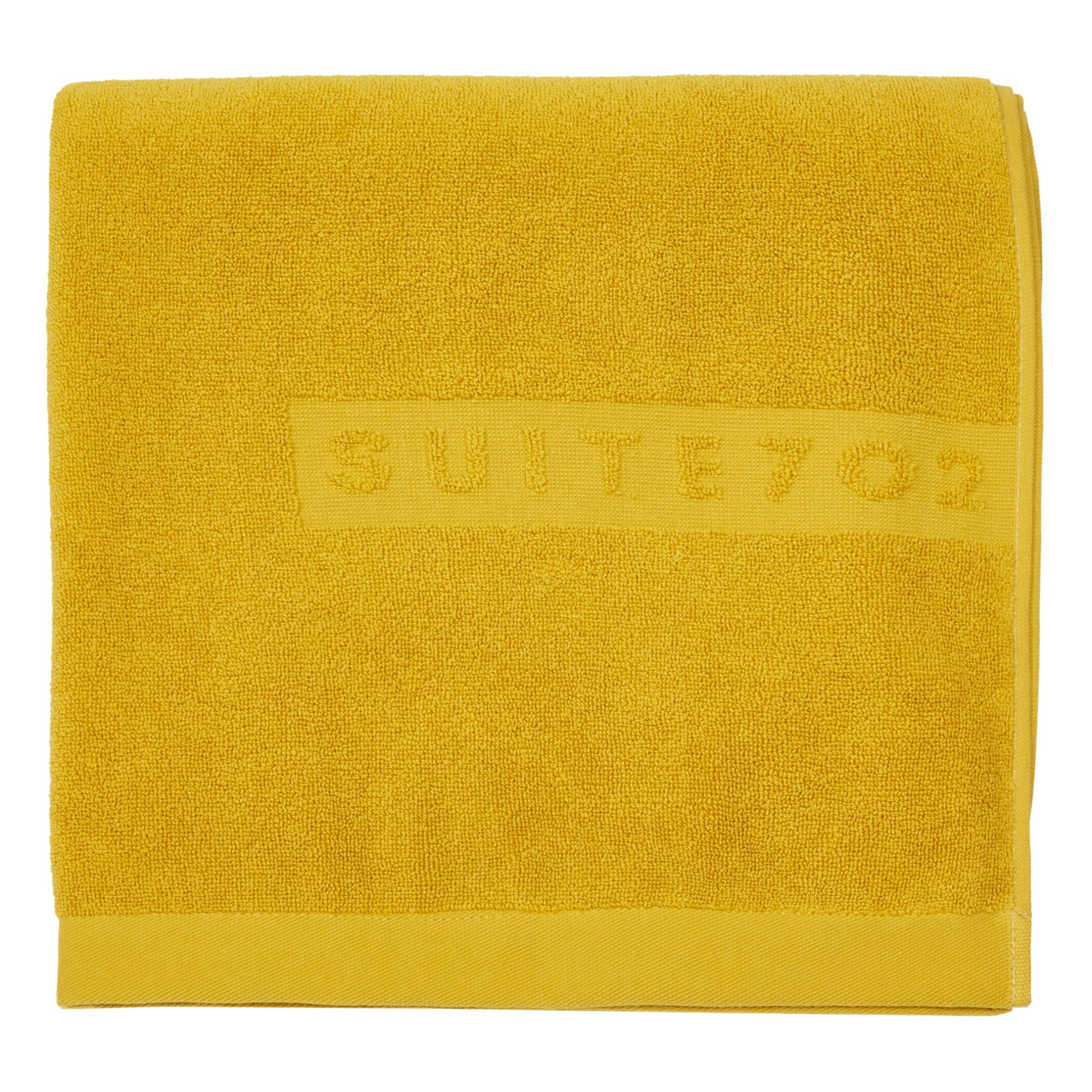 Suite 702 - Drap de bain en coton bio - Jaune moutarde