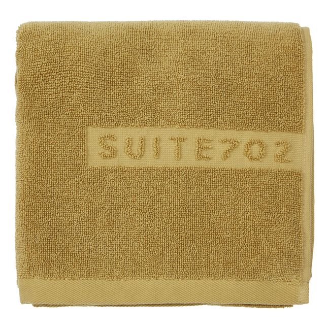 Serviette de toilette en coton bio  | Miel