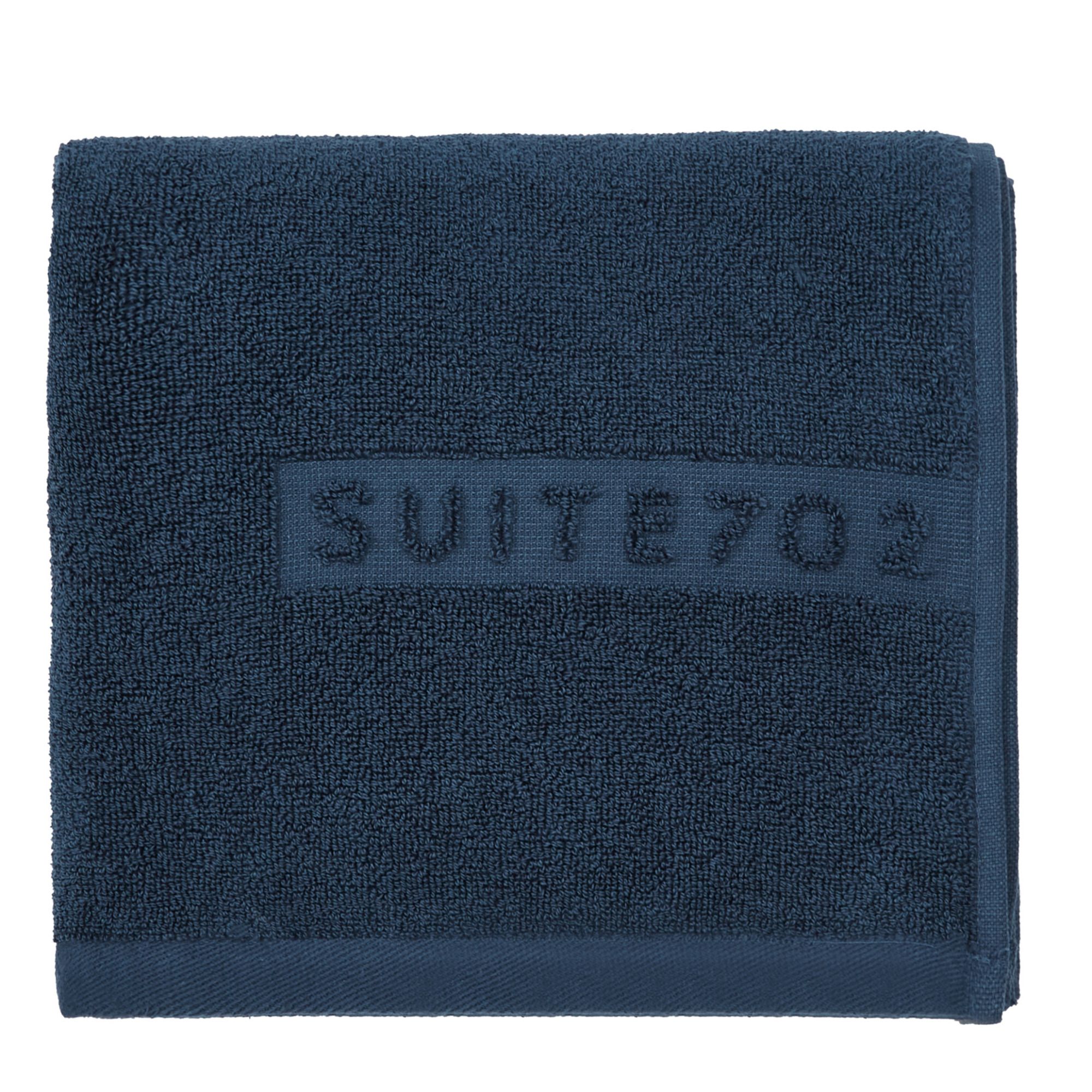 Suite 702 - Serviette de toilette en coton bio - Bleu marine