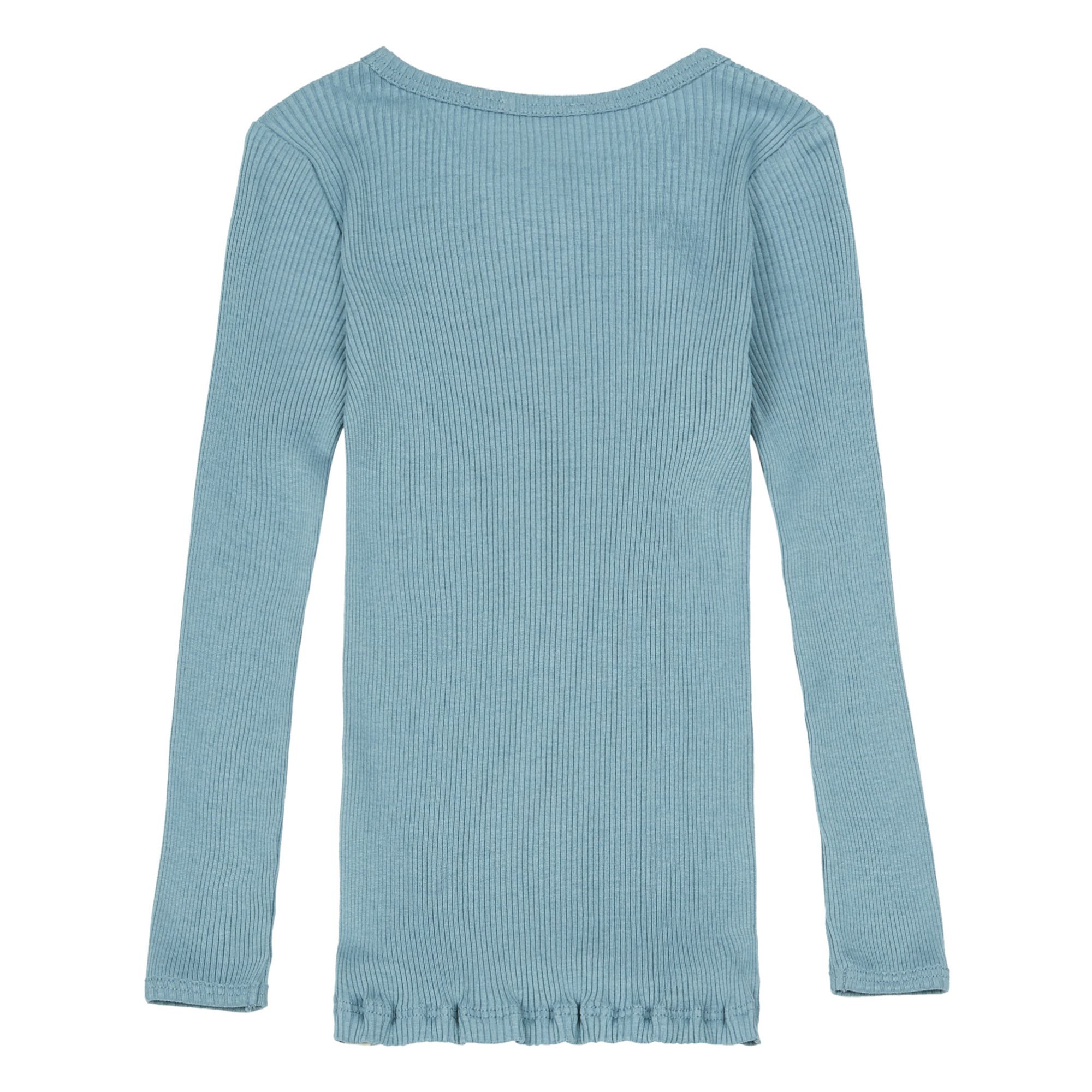Camiseta Bergen seda y algodón Azul Cielo- Imagen del producto n°1