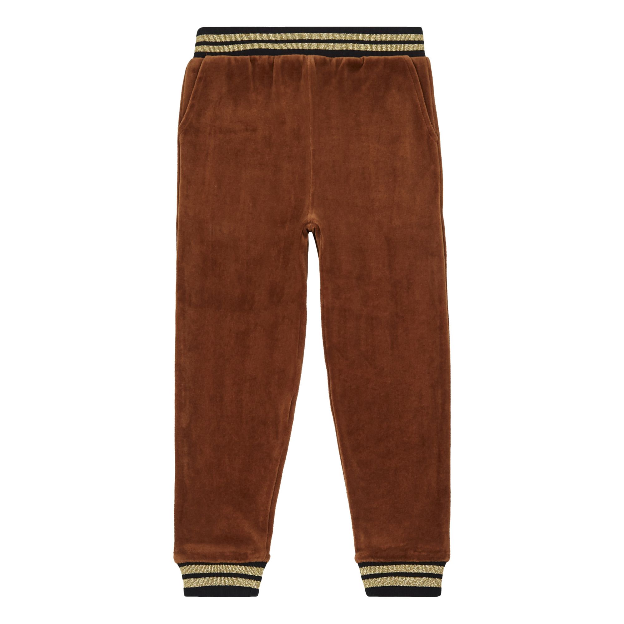 Brandy Velour Joggers Brown- Product image n°0