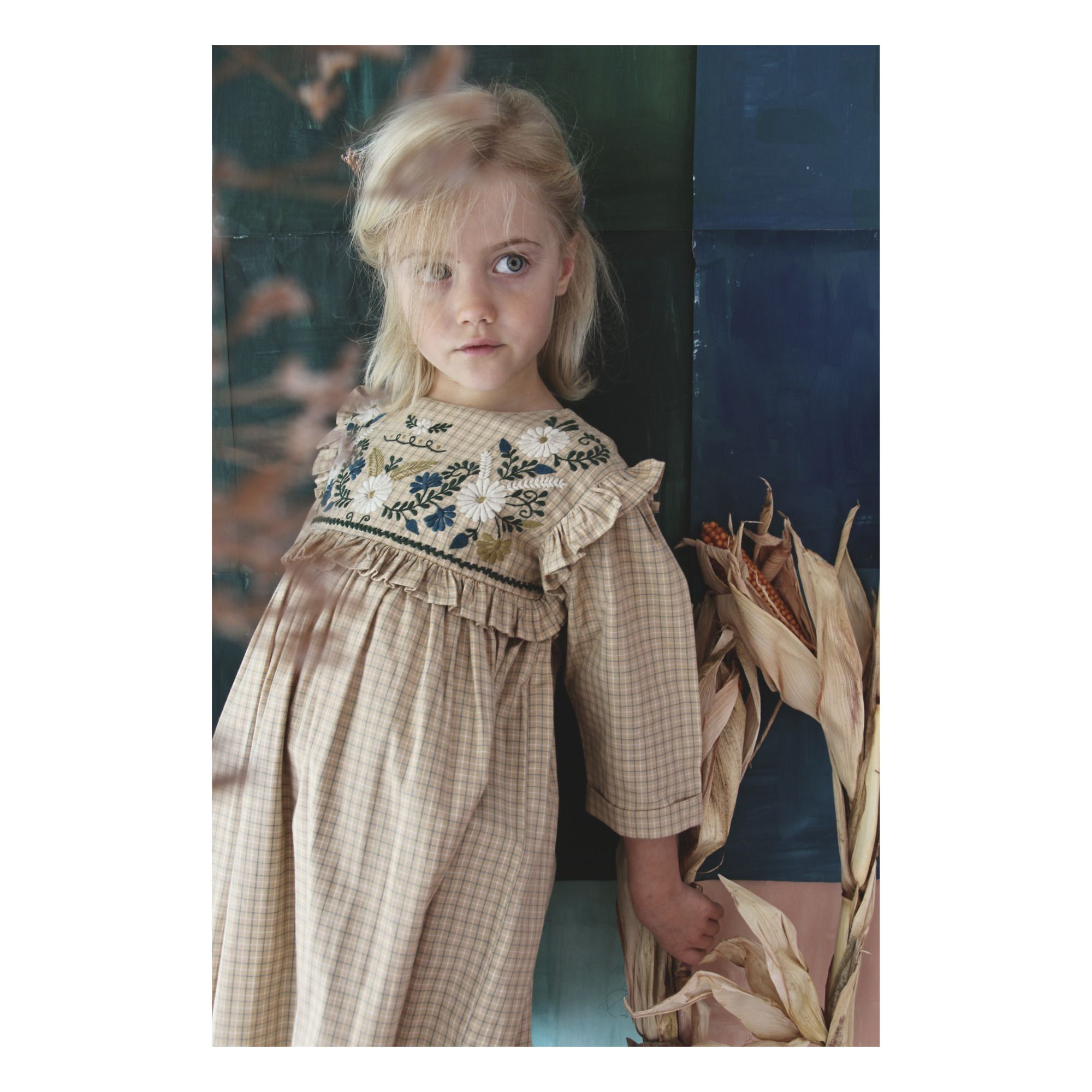 Rosalie Dress Beige- Product image n°3