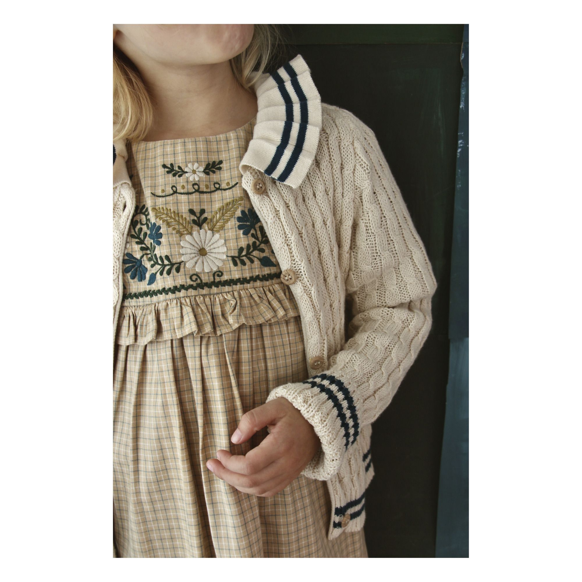 Rosalie Dress Beige- Product image n°5
