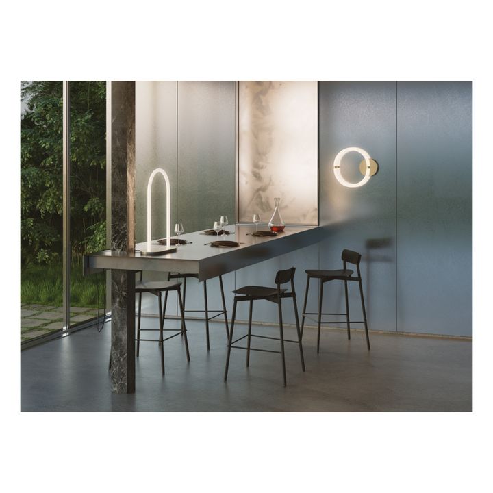 Tabouret haut Fromme en métal  | Noir- Image produit n°1