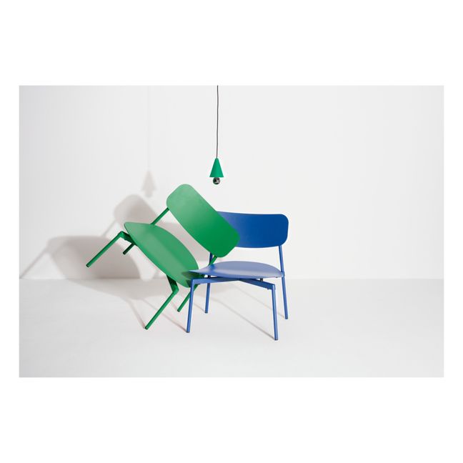 Fauteuil Fromme en métal  | Vert Menthe
