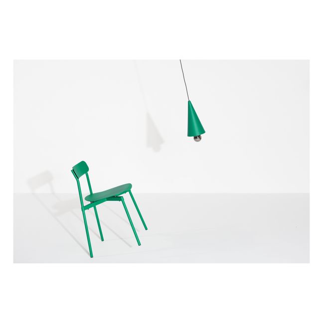 Stuhl Fromme aus Metall | Mintgrün