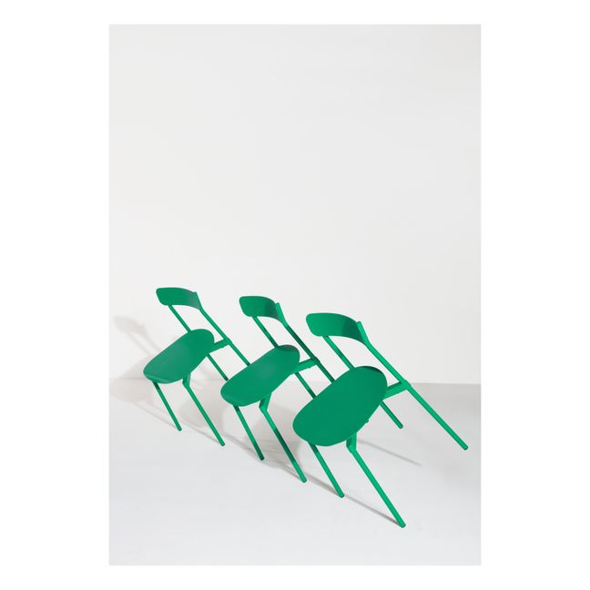 Stuhl Fromme aus Metall | Mintgrün
