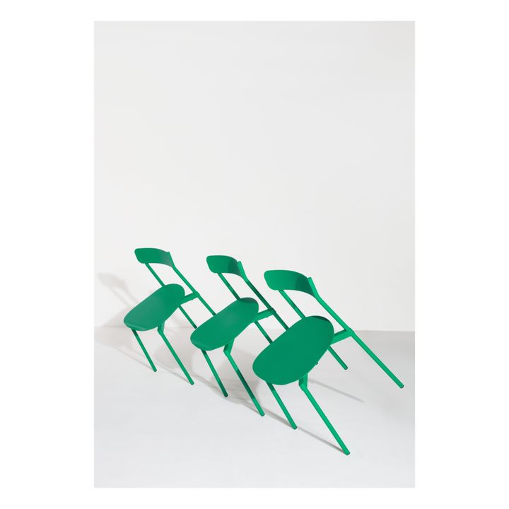 Sedia, modello: Fromme, in metallo | Verde menta- Immagine del prodotto n°6