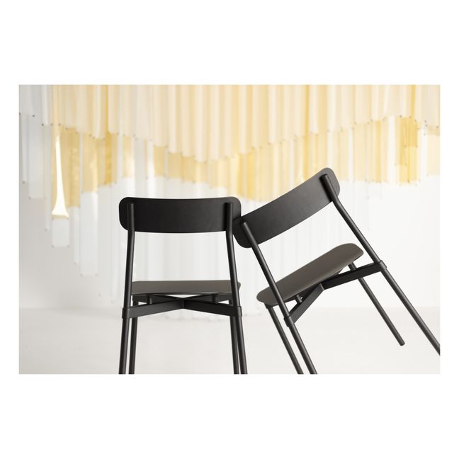 Fromme Metal Chair Black
