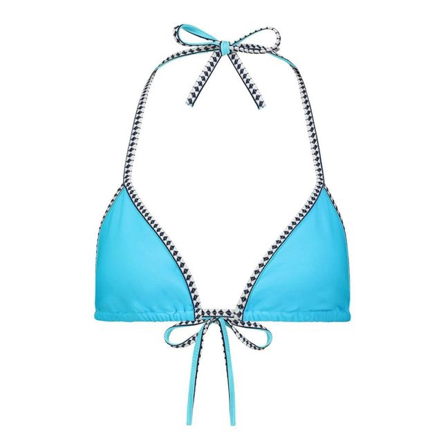Lena Bikini Top Azul Turquesa