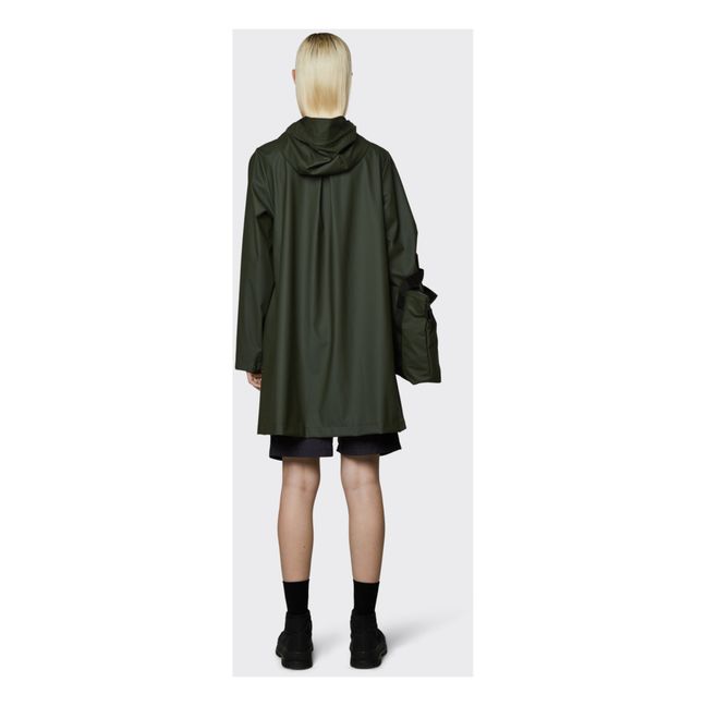 A-line Waterproof Raincoat | Green