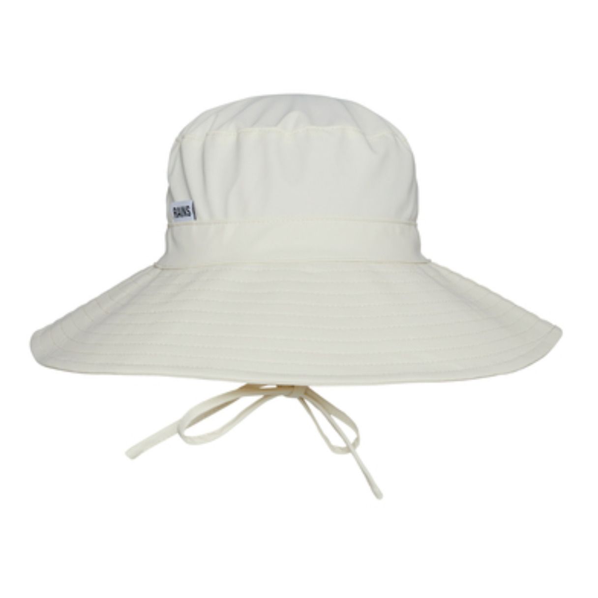 white waterproof hat