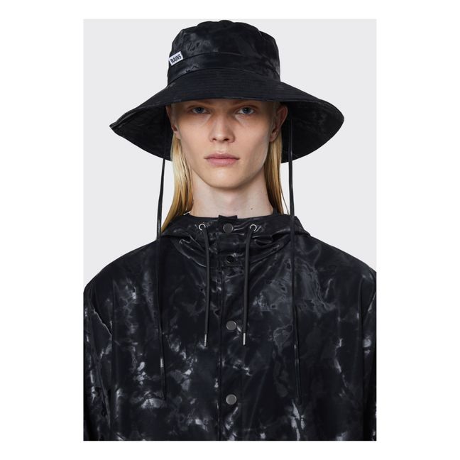 Boonie Velvet Effect Waterproof Hat Black