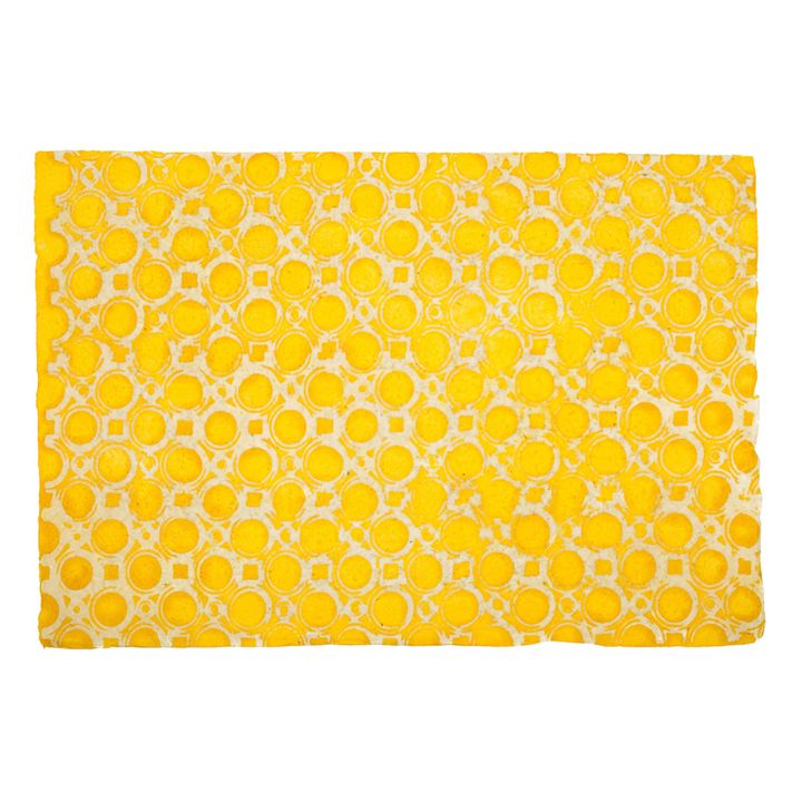 Jaisalmer Yellow Wallpaper - Set of 12 Sheets | Yellow- Product image n°1