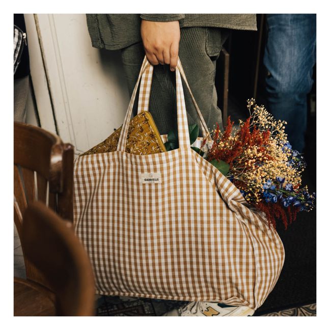 Borsa da weekend Vichy | Camel