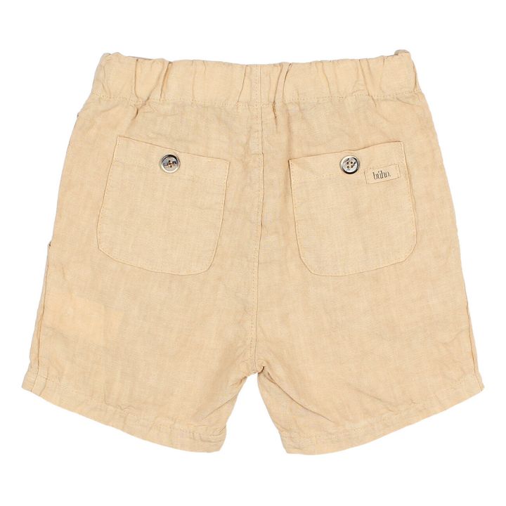 Linen Shorts | Beige- Product image n°1