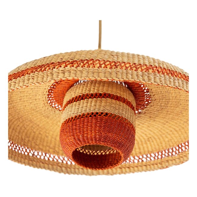 Hatter Pendant Lamp + Handwoven Lantern Zenzero