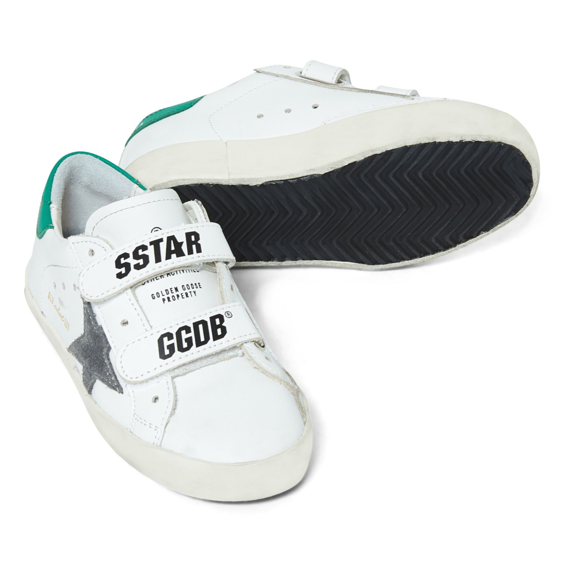 Sneakers mit Klettverschluss Old School Grün- Produktbild Nr. 2