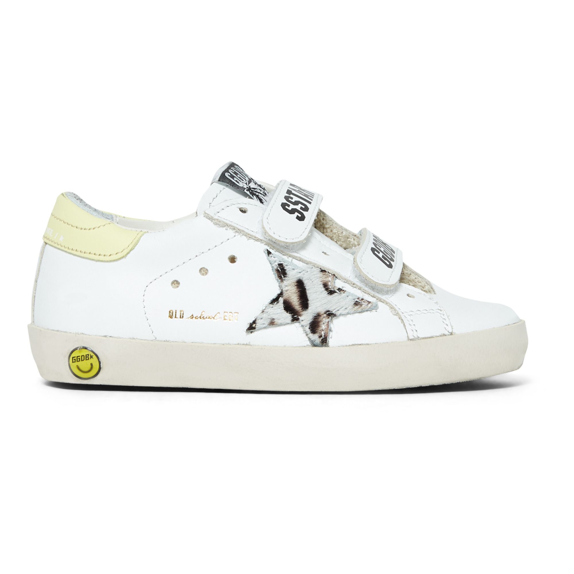 Golden Goose Deluxe Brand - Baskets Scratchs Old School Léopard - Fille - Jaune