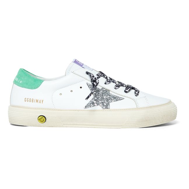May Glitter Sneakers Argento