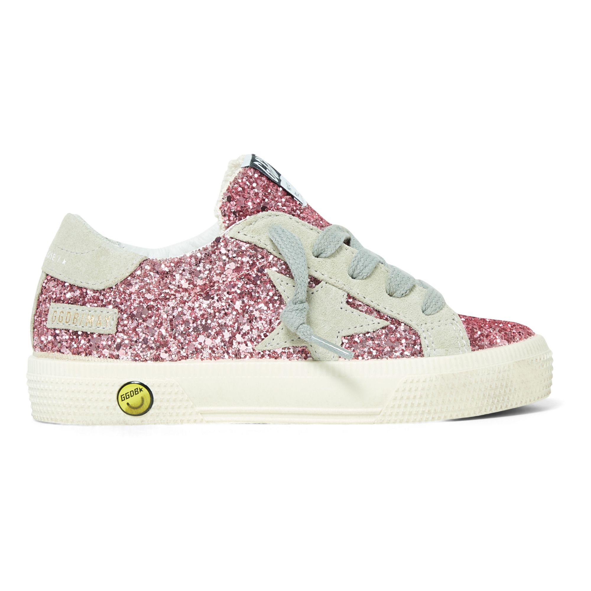 Golden Goose Deluxe Brand - Baskets May Glitter - Fille - Rose