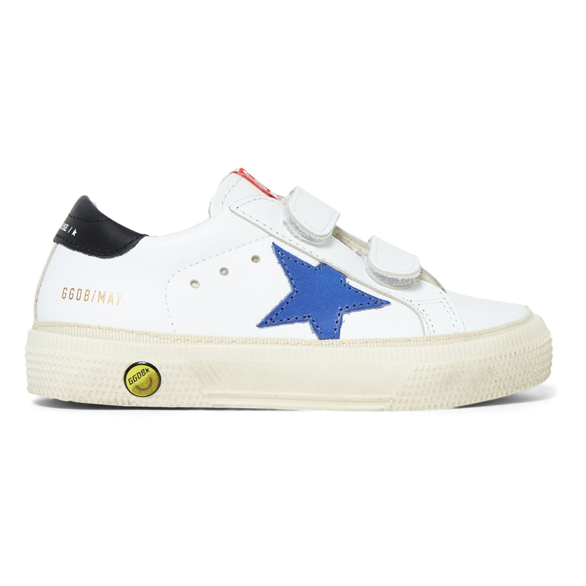 Golden Goose Deluxe Brand - Baskets Scratchs May School Cuir - Fille - Bleu ciel