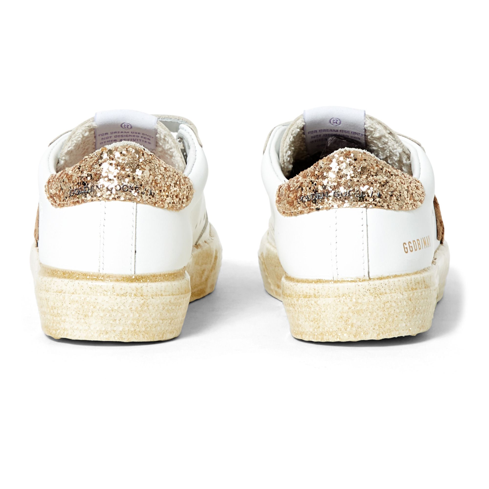 Zapatillas con velcro de estampado jirafa May School Beige- Imagen del producto n°4