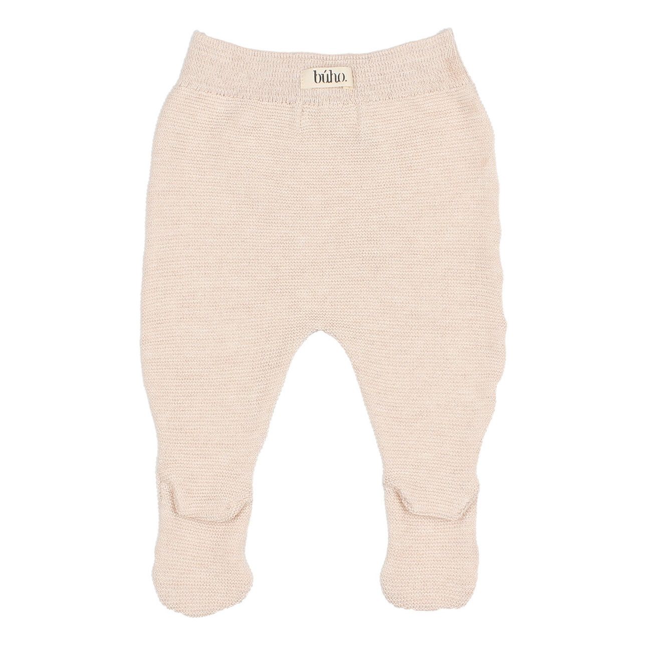 Organic Cotton Knit Footed Leggings 