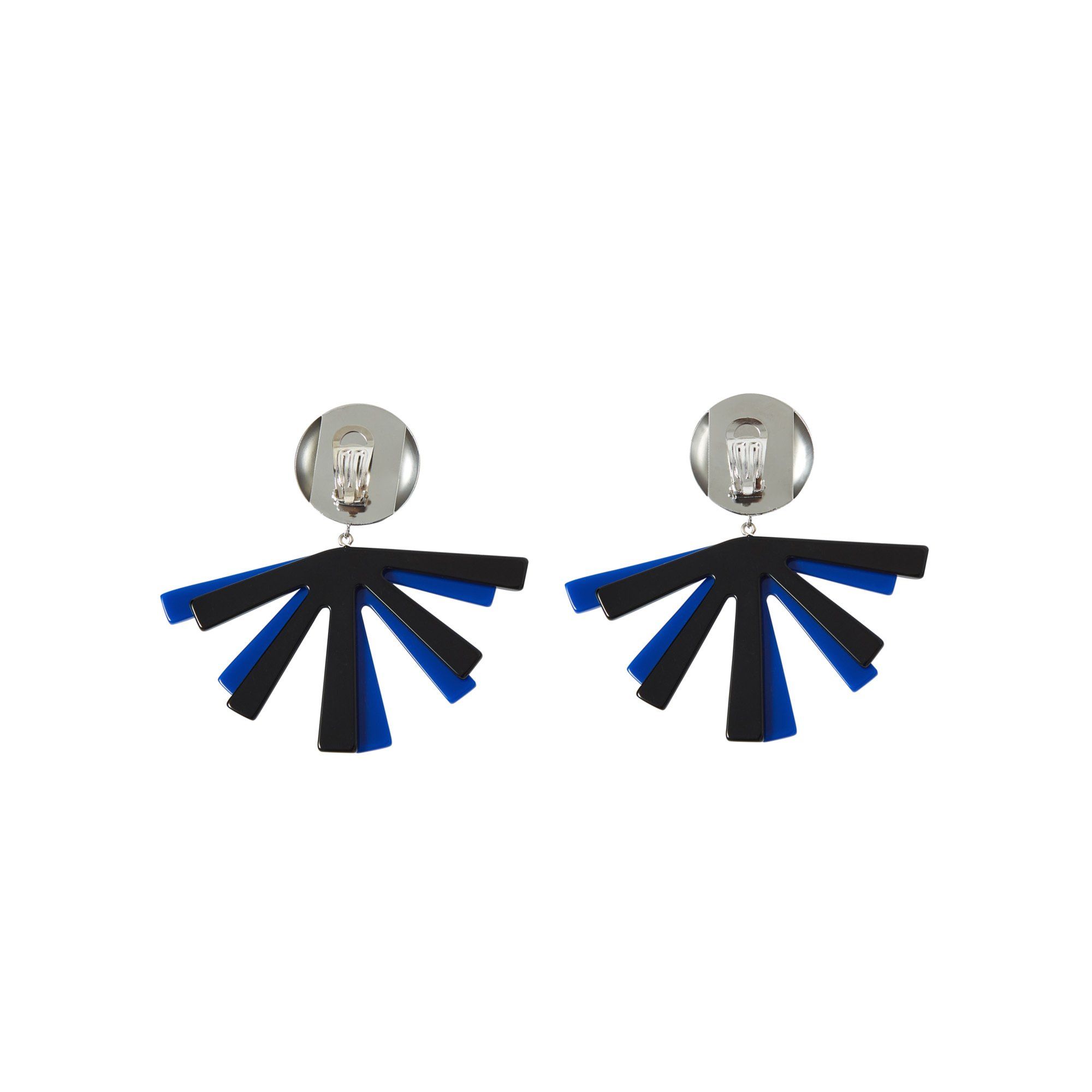 Susa Fan Earrings Royal blue- Product image n°2