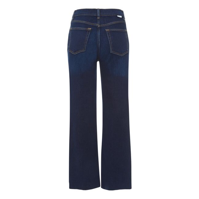 The Mickey High Rise Wide Leg Jeans | Blue Steel