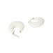 Grass Earrings White- Miniature produit n°1