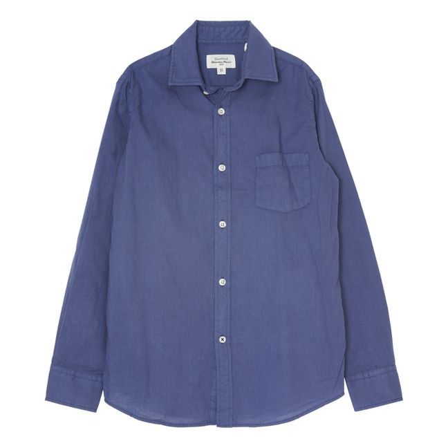 Cotton Shirt Blu